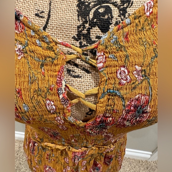 Patrons of Peace Smocked Floral Maxi Dress - Picture 5 of 9